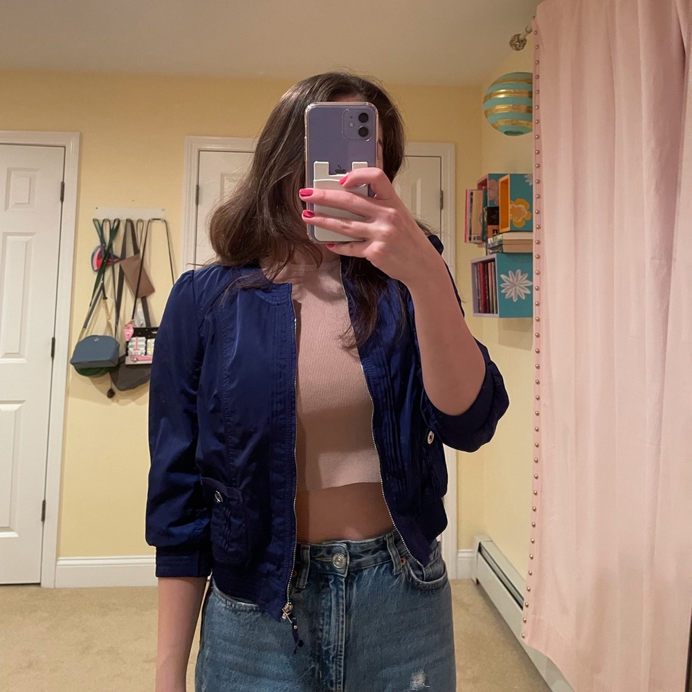 Blue jacket for women